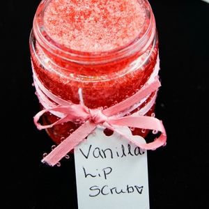Vanilla lip scrub
